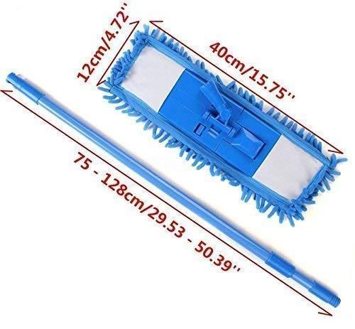 Flat Microfiber Floor Cleaning Mop - Wet and Dry Cleaning