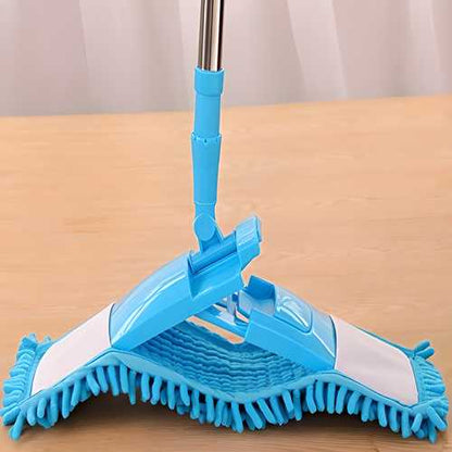 Flat Microfiber Floor Cleaning Mop - Wet and Dry Cleaning