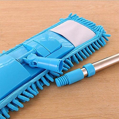 Flat Microfiber Floor Cleaning Mop - Wet and Dry Cleaning